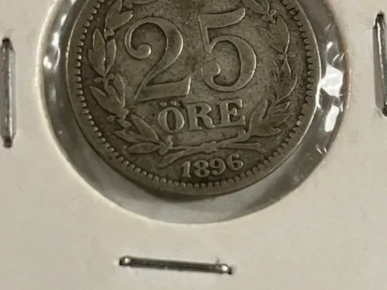 Billede 1 - 25 øre 1896 Sverige