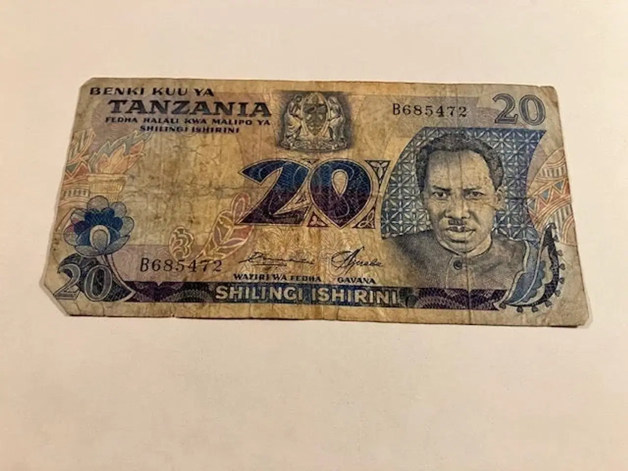 Billede 1 - 20 Shilingi Tanzania 1978