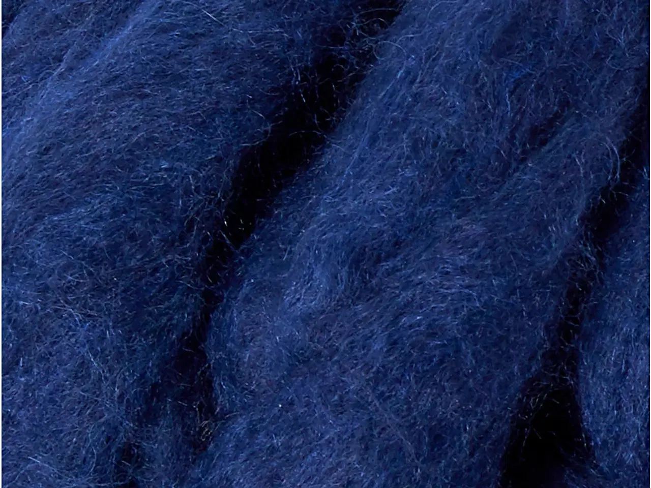 Billede 1 - XL Kæmpegarn af Polyacryl/Uld, L: 15 M, str. mega, mørk blå, 300g/ 1 ngl.