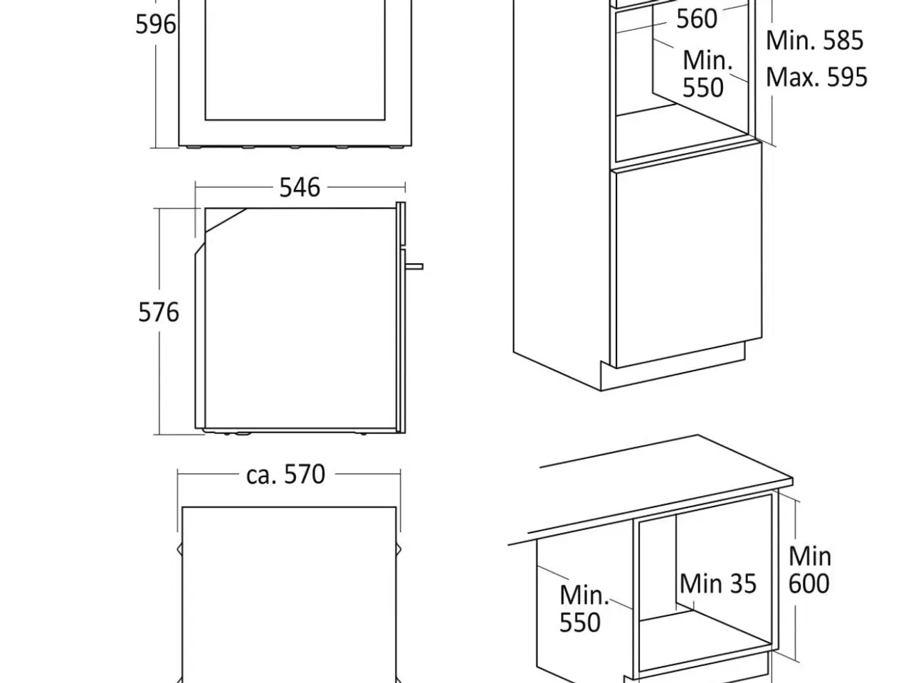 Billede 2 - Billig indbygnigsovn
