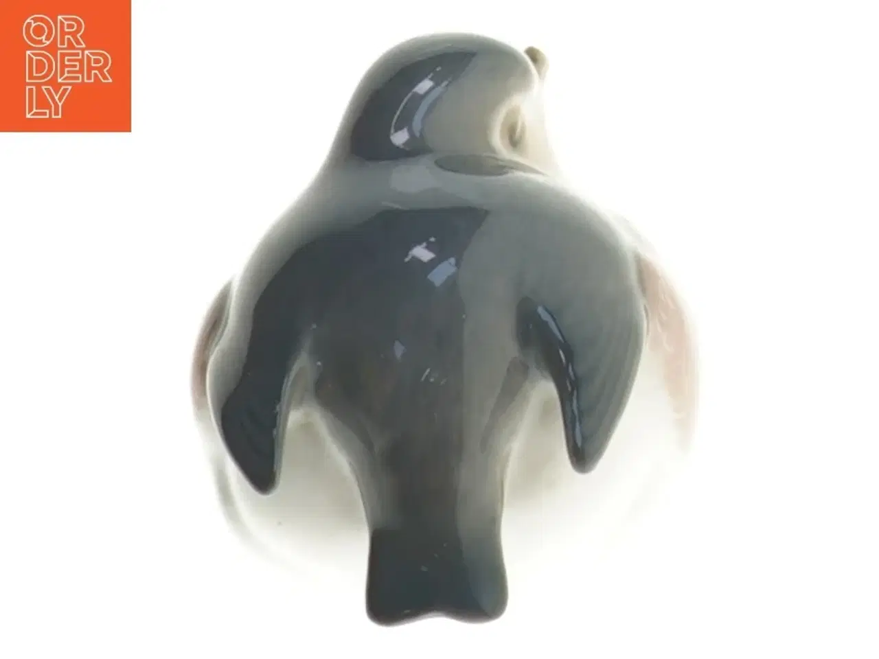 Billede 3 - Porcelænsfugl rødkælk  (str. 7 cm)