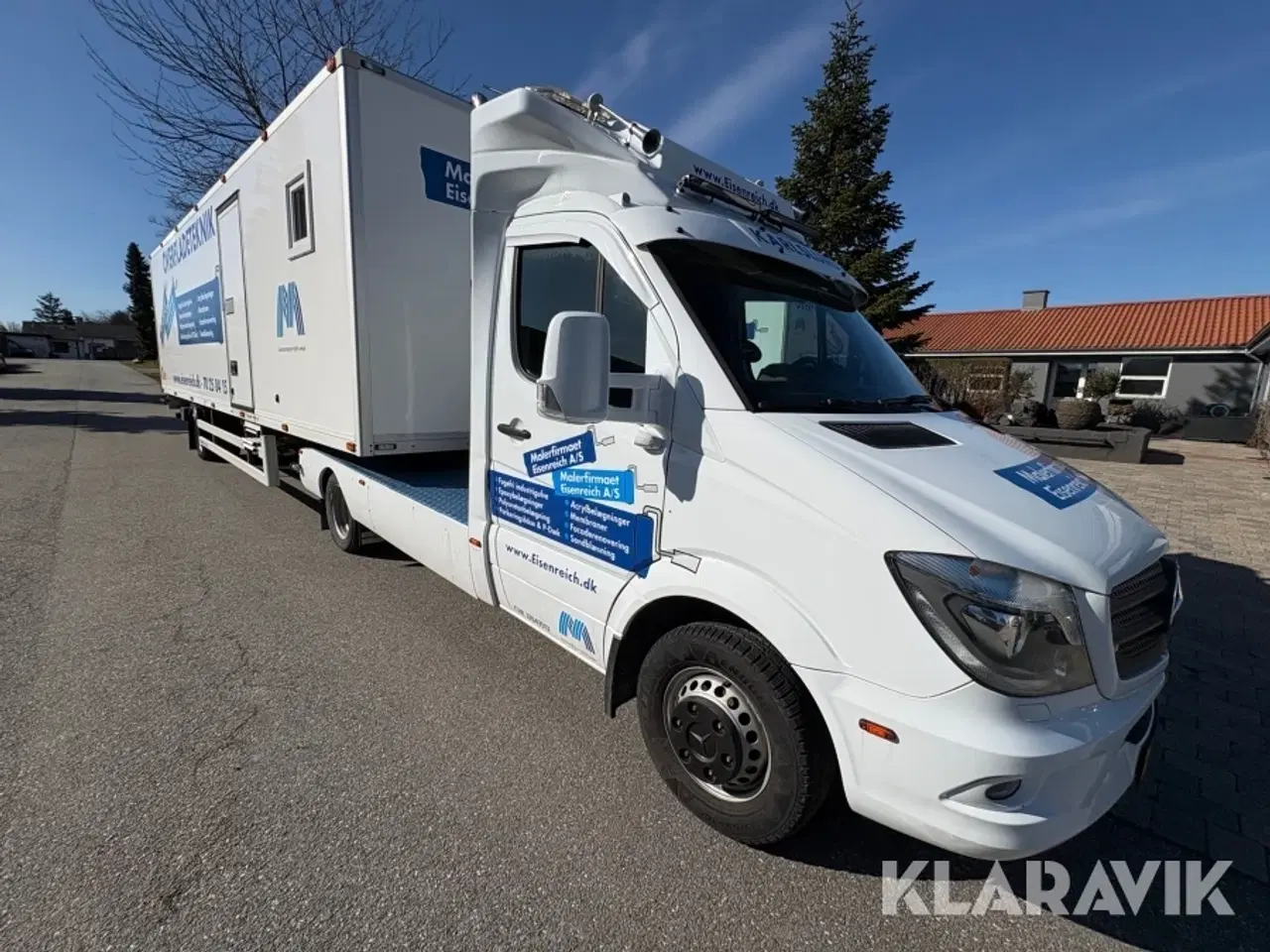 Billede 5 - Varebil Mercedes-Benz Sprinter 519 CDI med sættevogn og veksellad