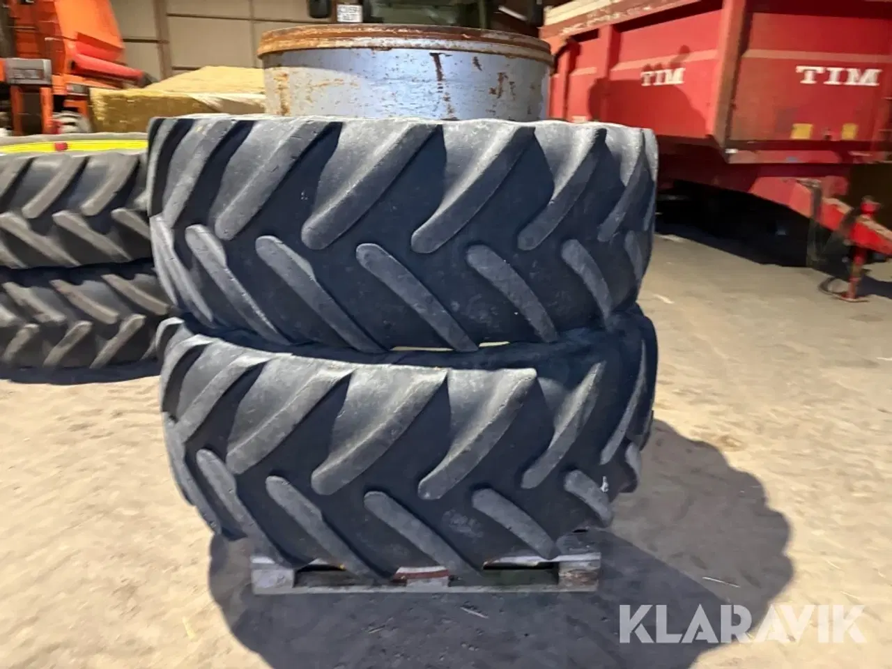 Billede 4 - Traktor dæk tvillingehjul Michelin Multibib