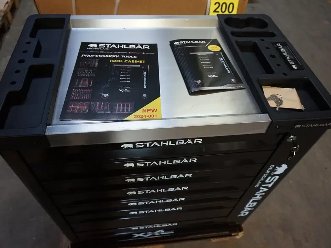 Billede 11 - Værktøjsvogn, Stahlbär, 7 skuffer inkl. Værktøj