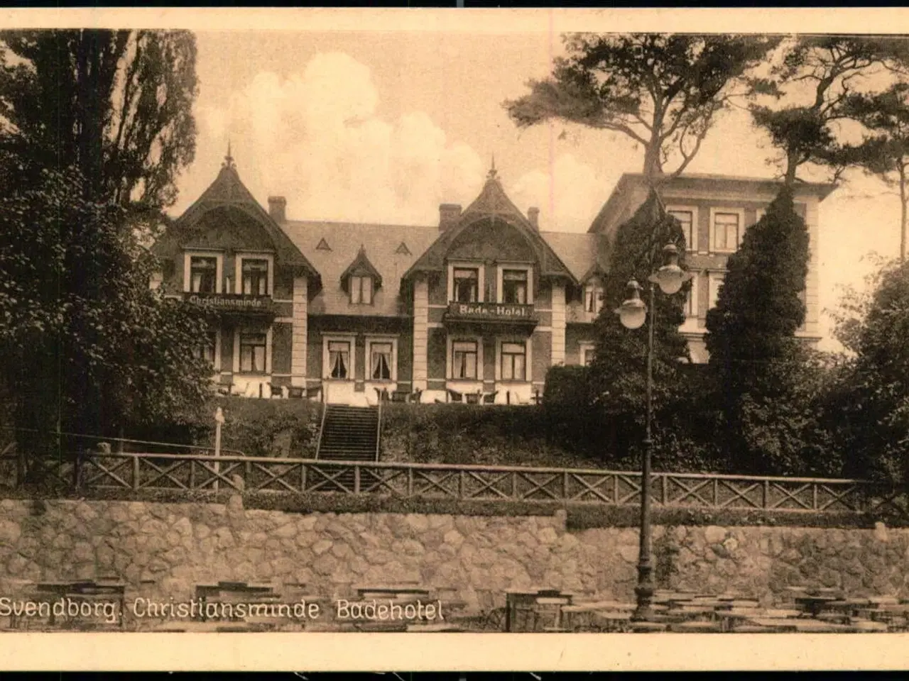 Billede 1 - Svendborg - Christiansminde Badehotel - Stender S. 194 - Ubrugt