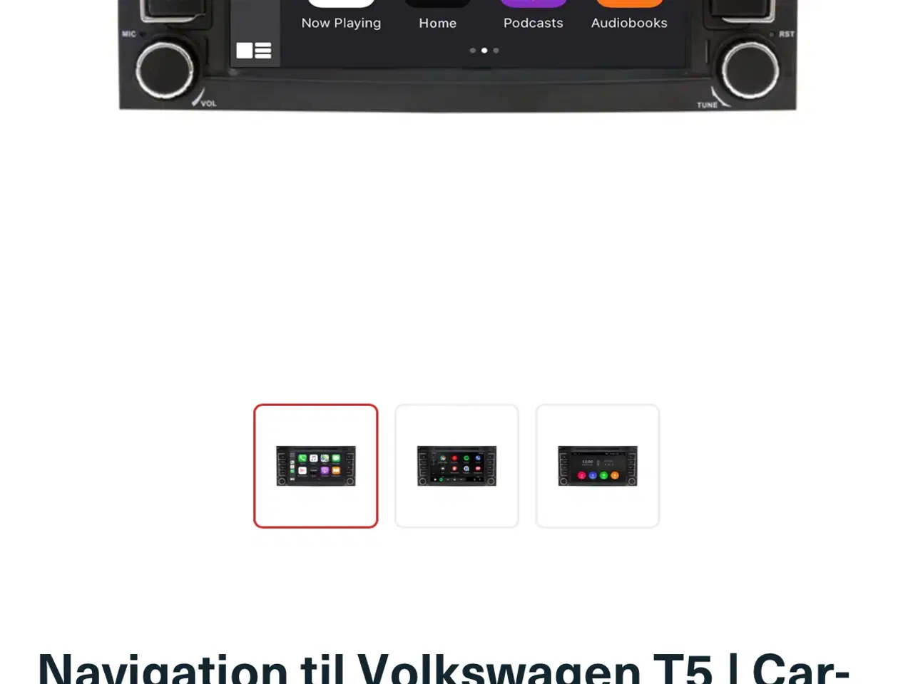 Billede 1 - Radio til transporter T5