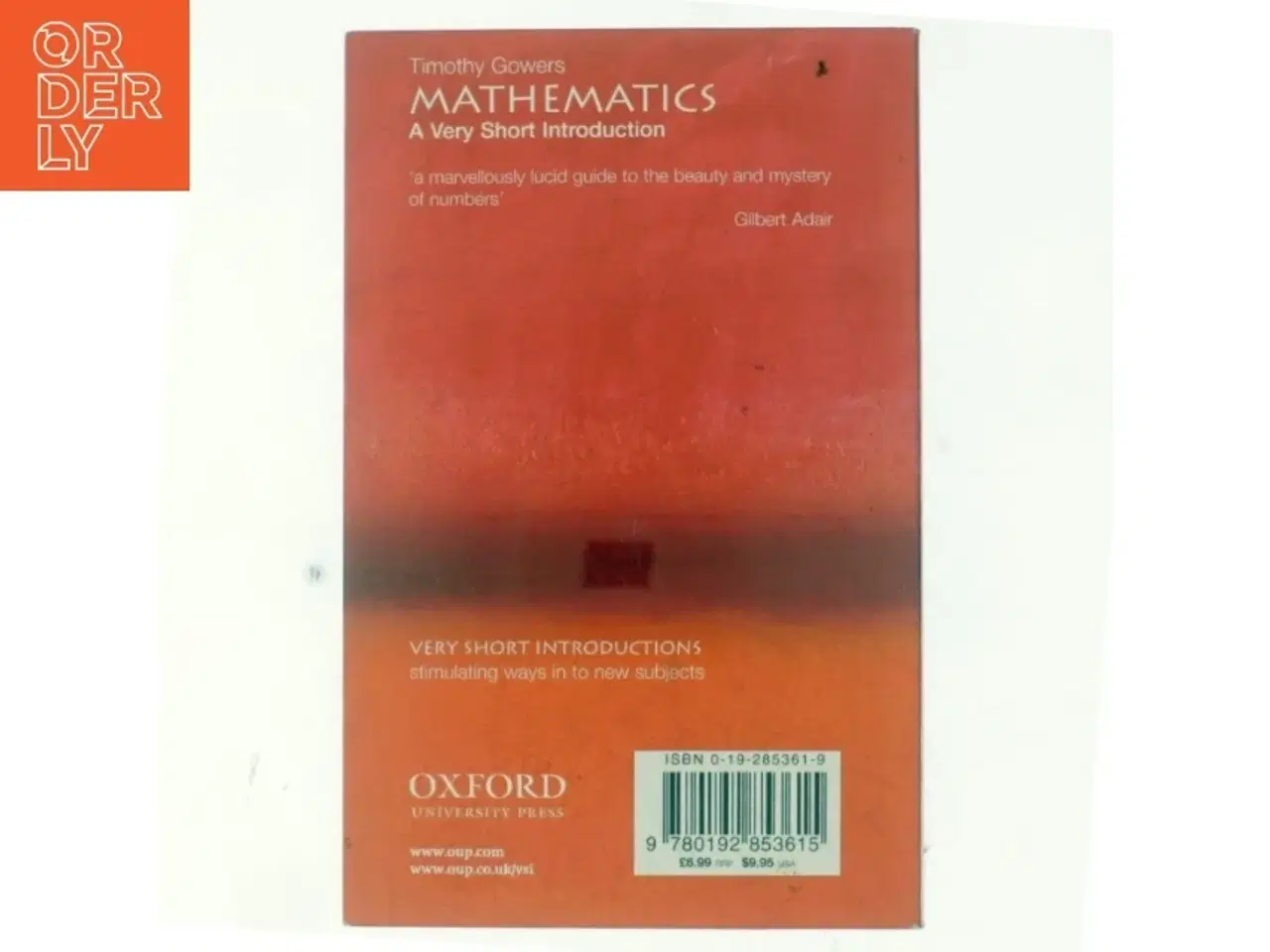Billede 3 - Mathematics : a very short introduction af Timothy Gowers (Bog)