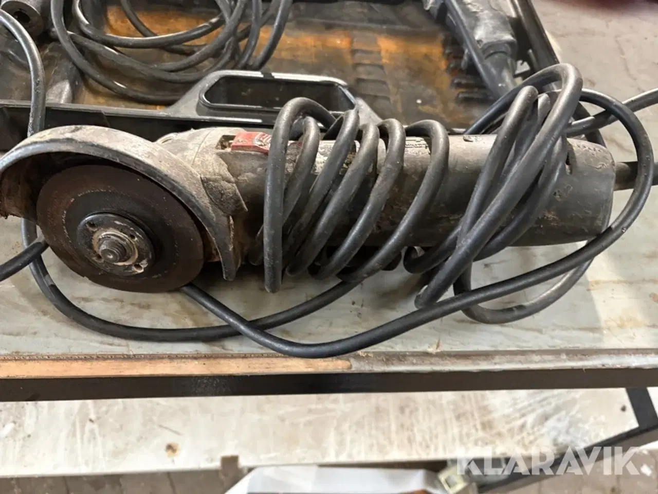 Billede 6 - Lot: borehamre, boremaskine og vinkelsliber Hitachi og diverse 4 maskiner