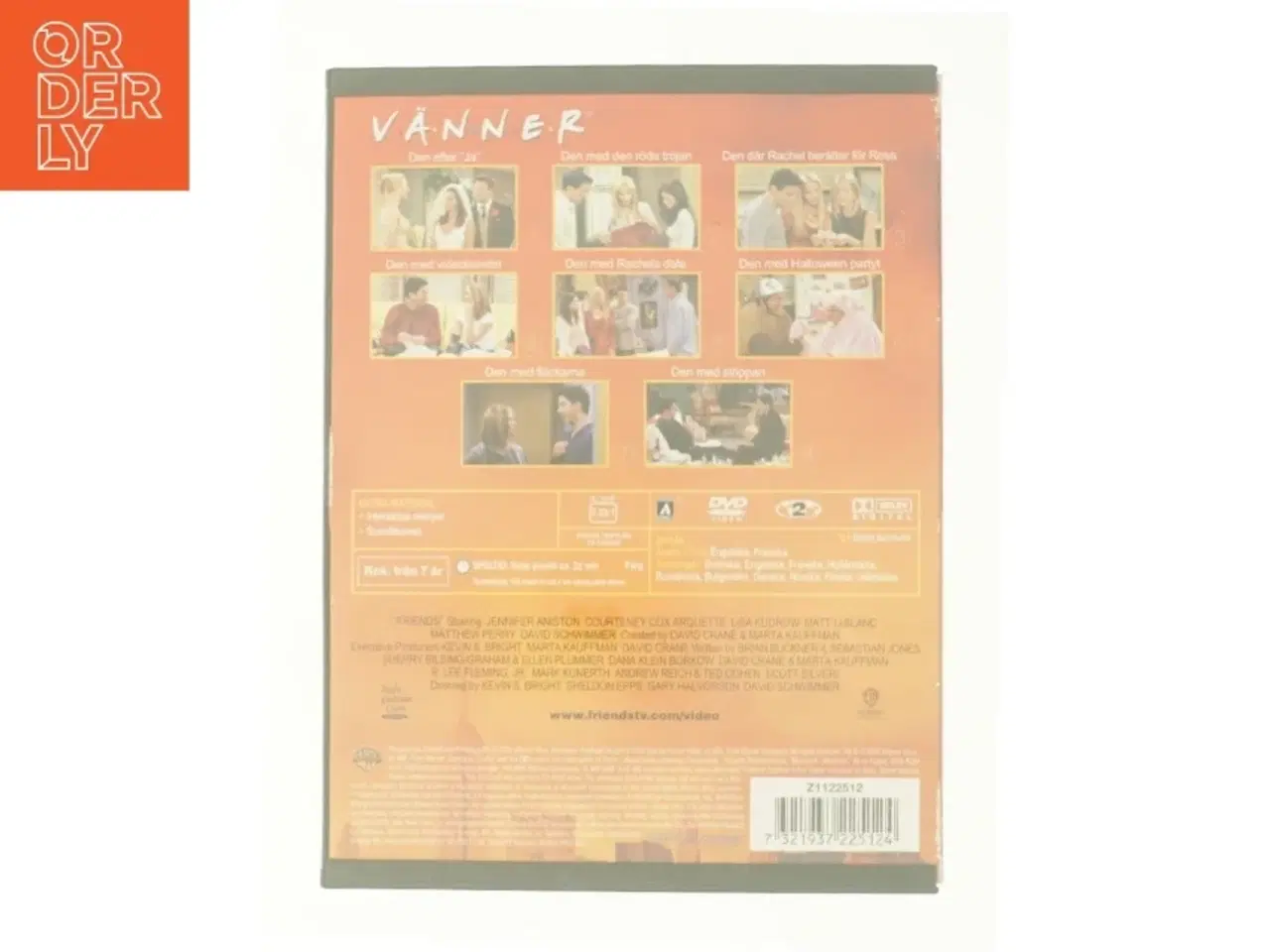 Billede 3 - V&#228;nner - år 8, afsnit 1-8 fra DVD