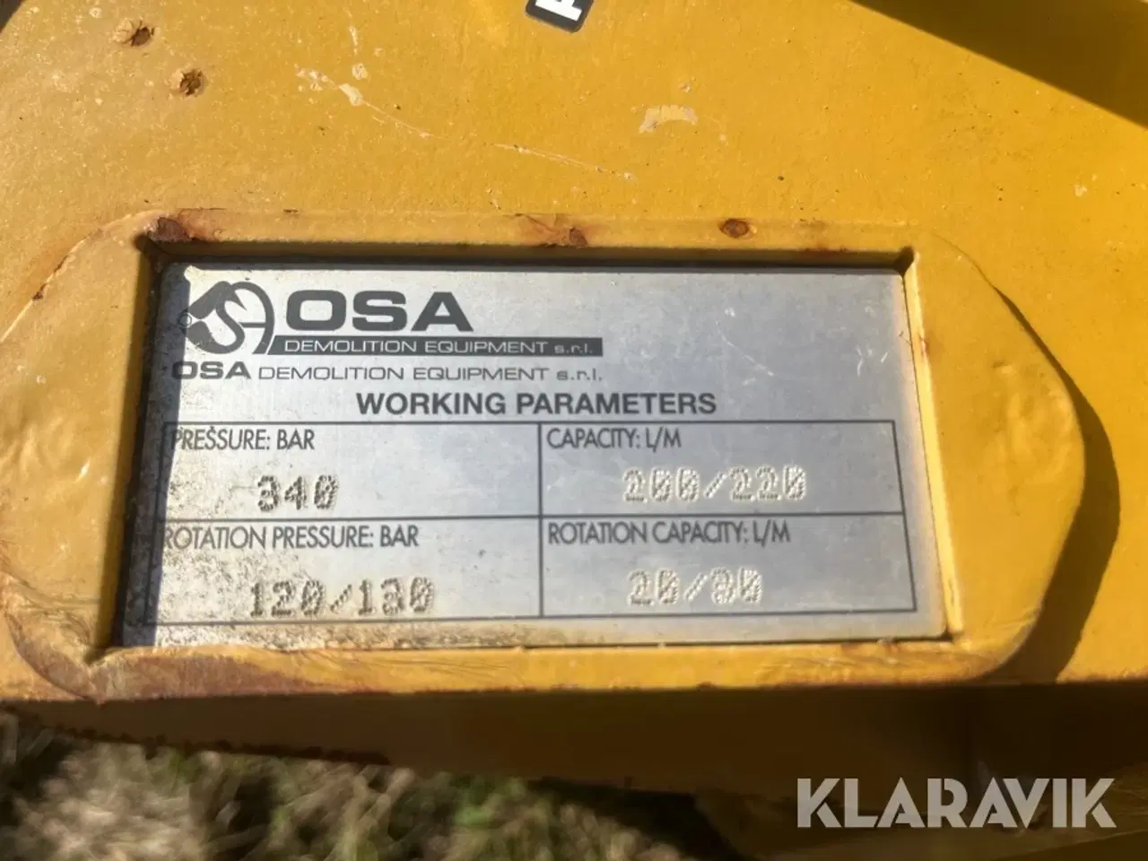 Billede 6 - Skrotsaks OSA SH20.1 med rotation