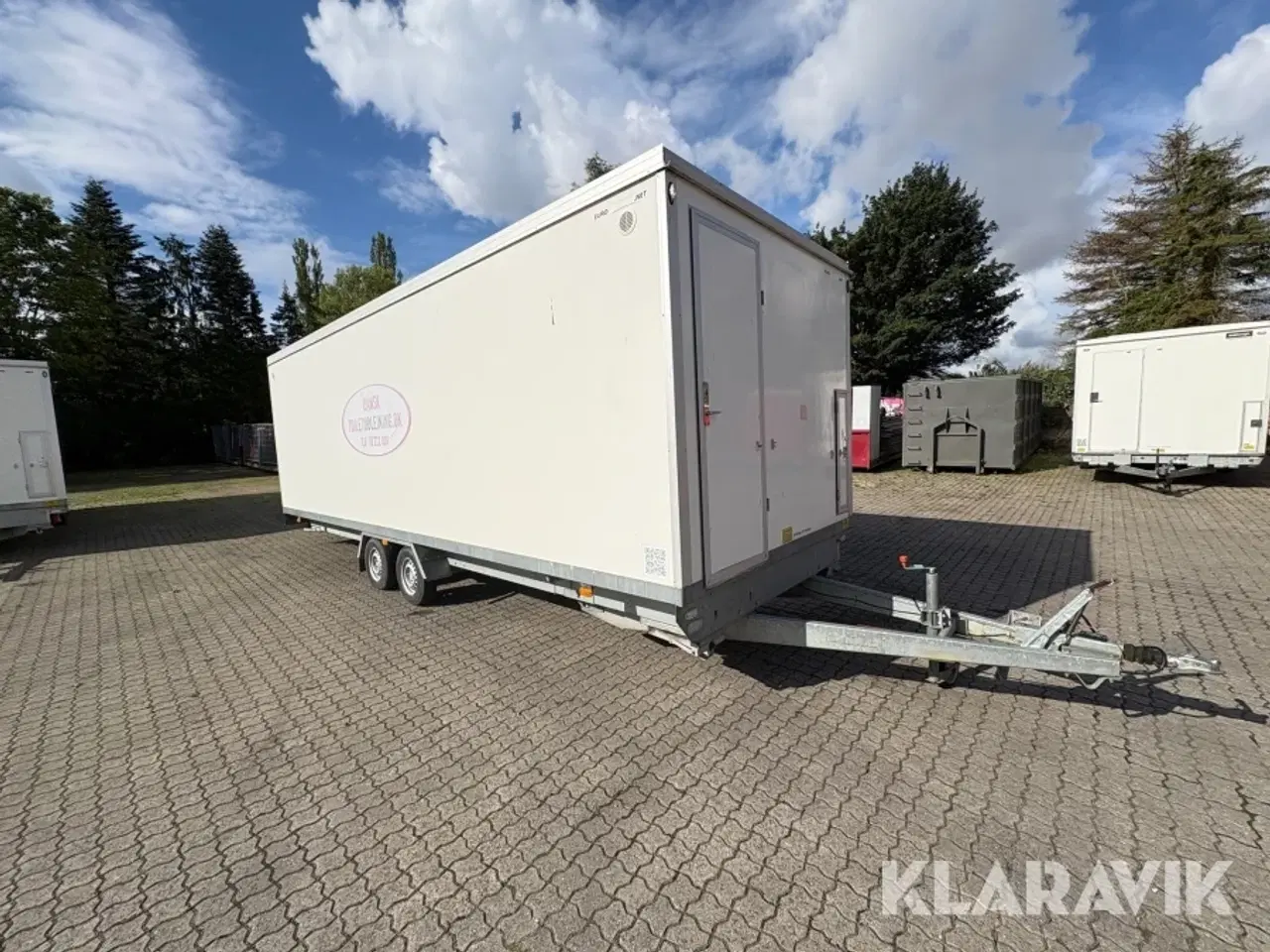 Billede 3 - Toilet trailer med 10 toilletter Eurowagon 2052-73