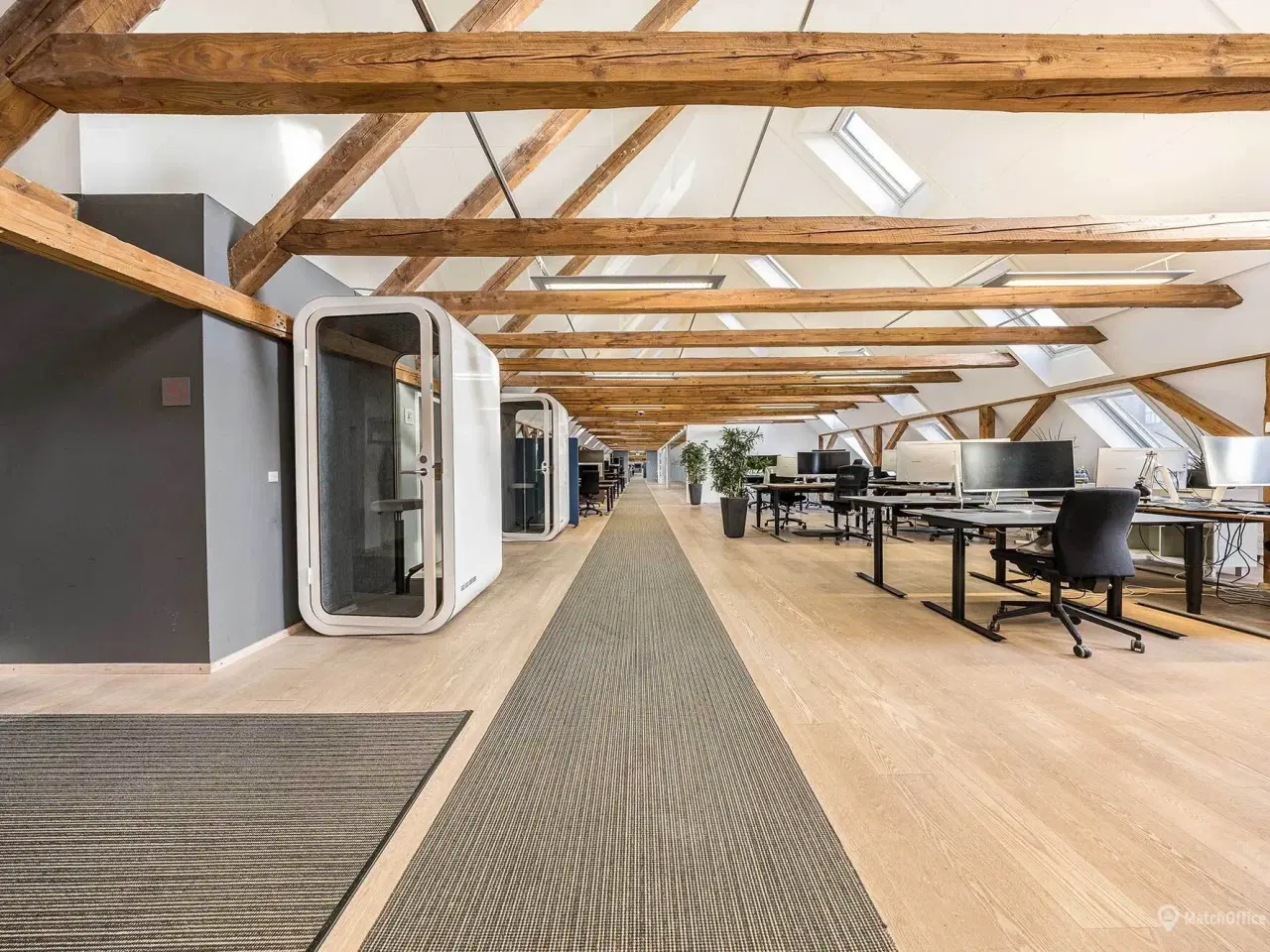 Billede 4 - Sublimt kontorlejemål tæt på Glostrup Station med fælles kantine og konferencerum.