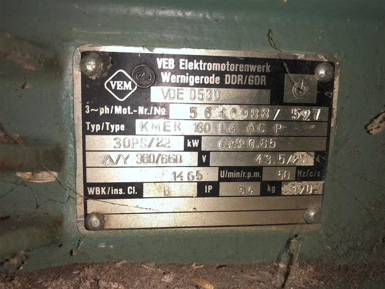 Billede 4 - Mortensen kornvalse  500, 22 kW motor