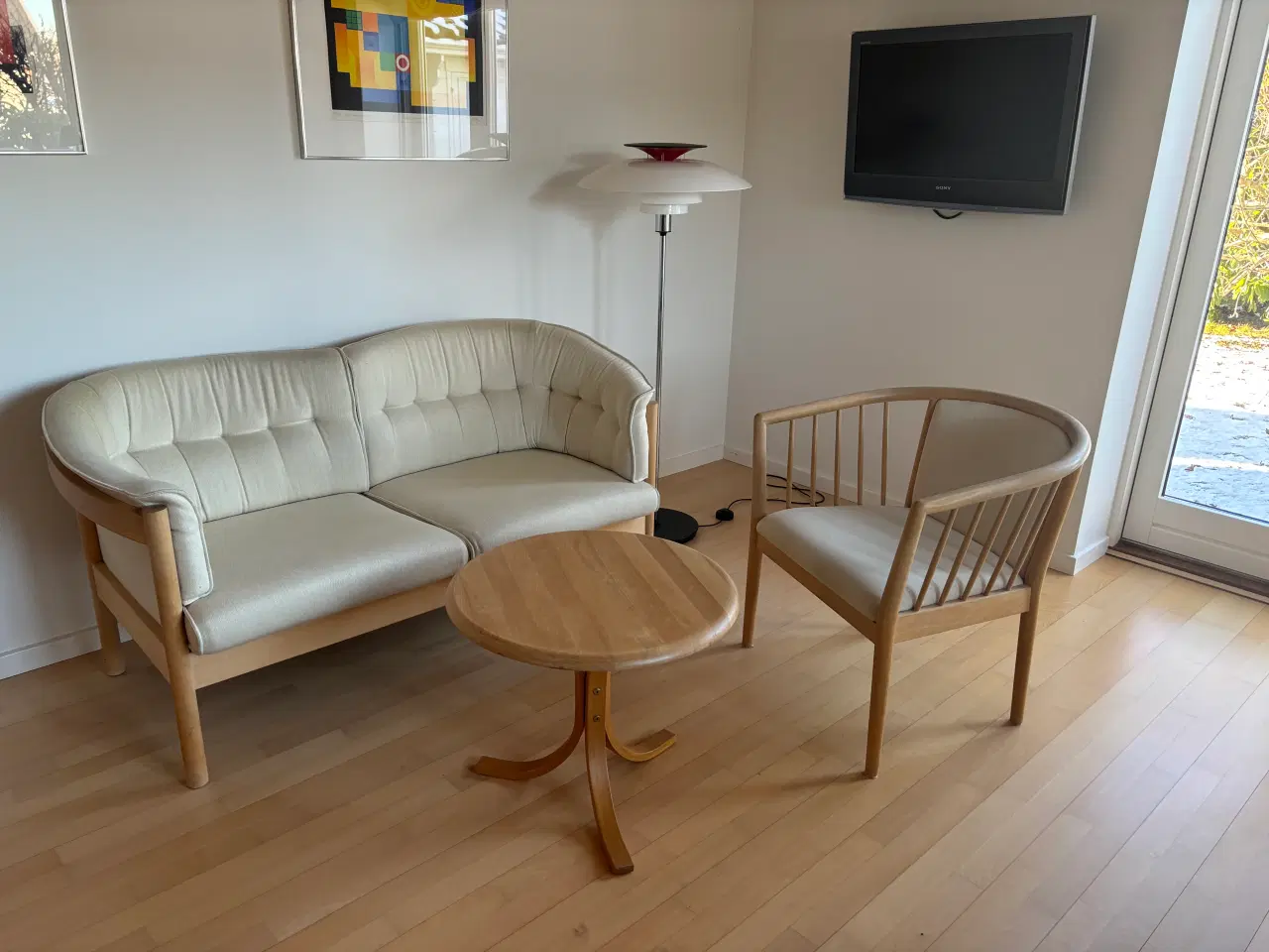 Billede 1 - Nielaus Sofasæt - 2 pers. Sofa, Lænestol, Sofabord