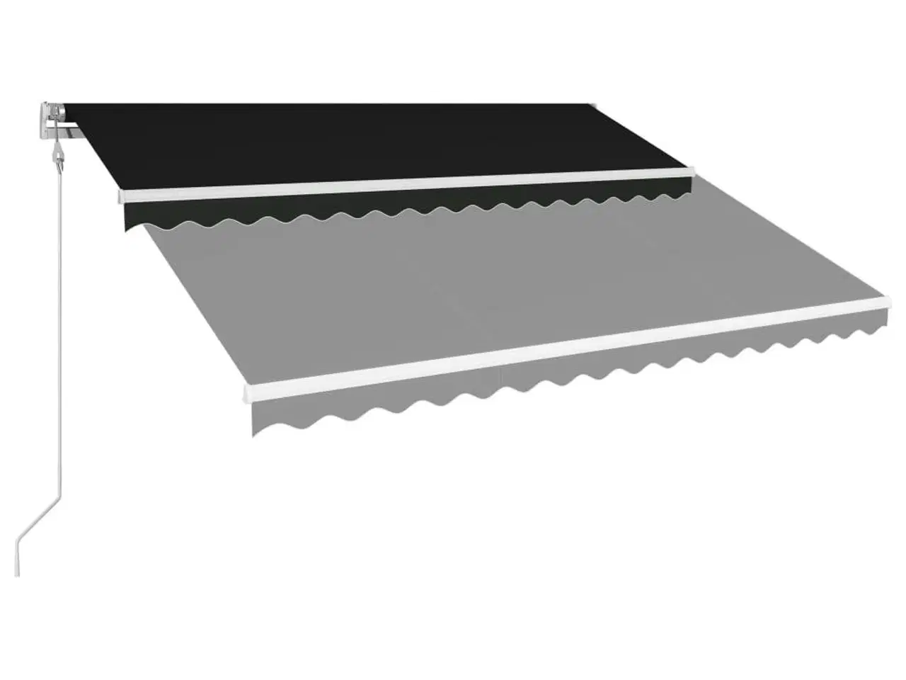 Billede 2 - Foldemarkise automatisk betjening 400 x 300 cm antracitgrå