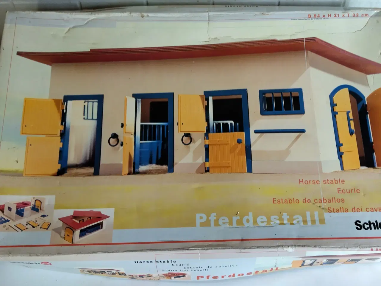 Billede 3 - Schleich hestestald med masser af tilbehør