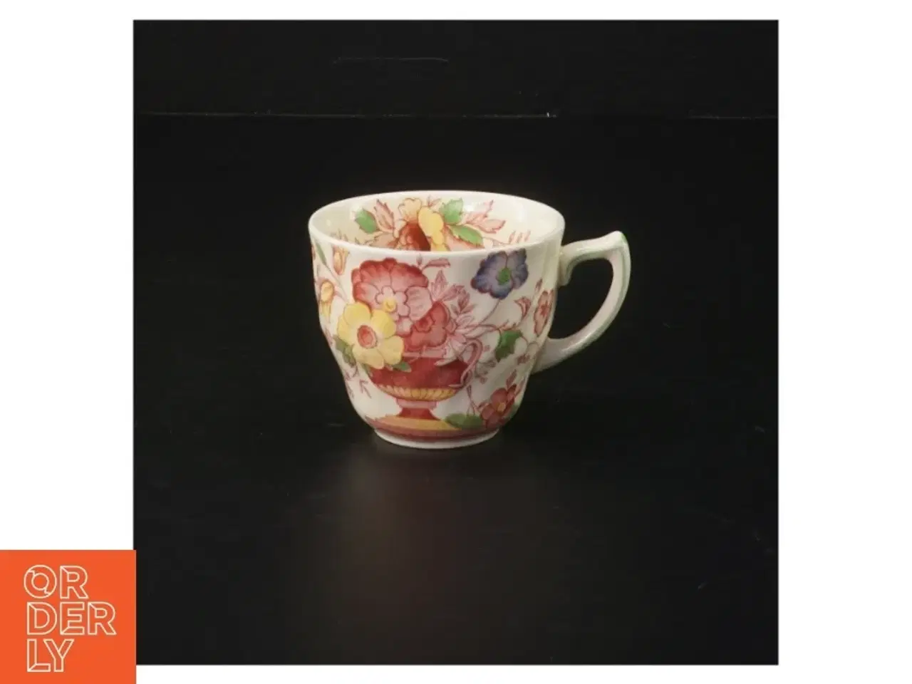 Billede 1 - Kop med blomstermønster fra Royal Doulton (str. H 6 cm ø. 6,5 cm)