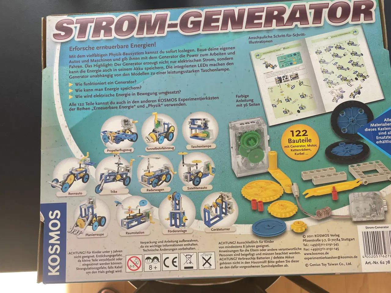 Billede 4 - KOSMOS strøm-generator bygselv-sæt