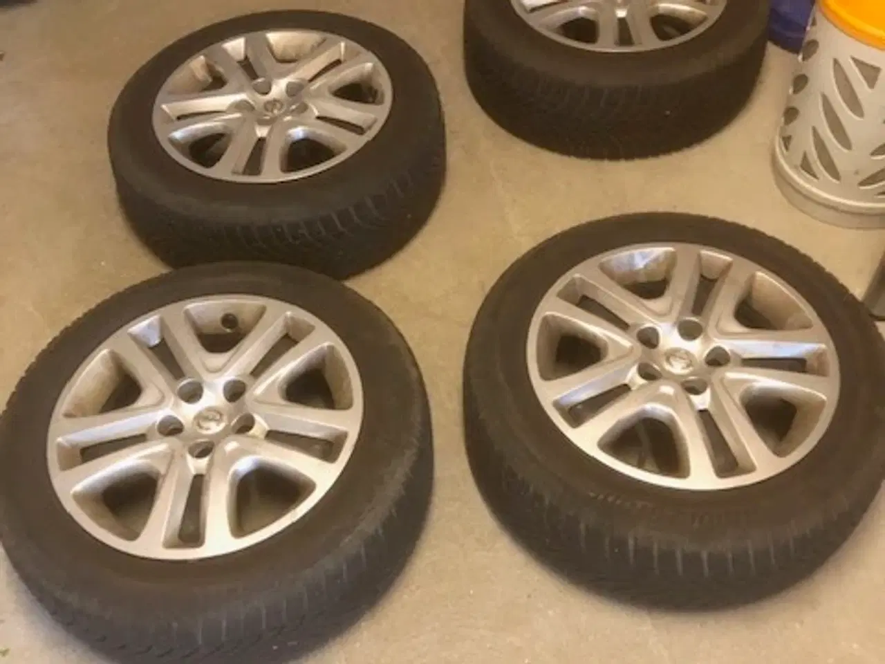 Billede 2 - 205/55/R16 4 stk. vinterdæk m/fælge Opel Astra