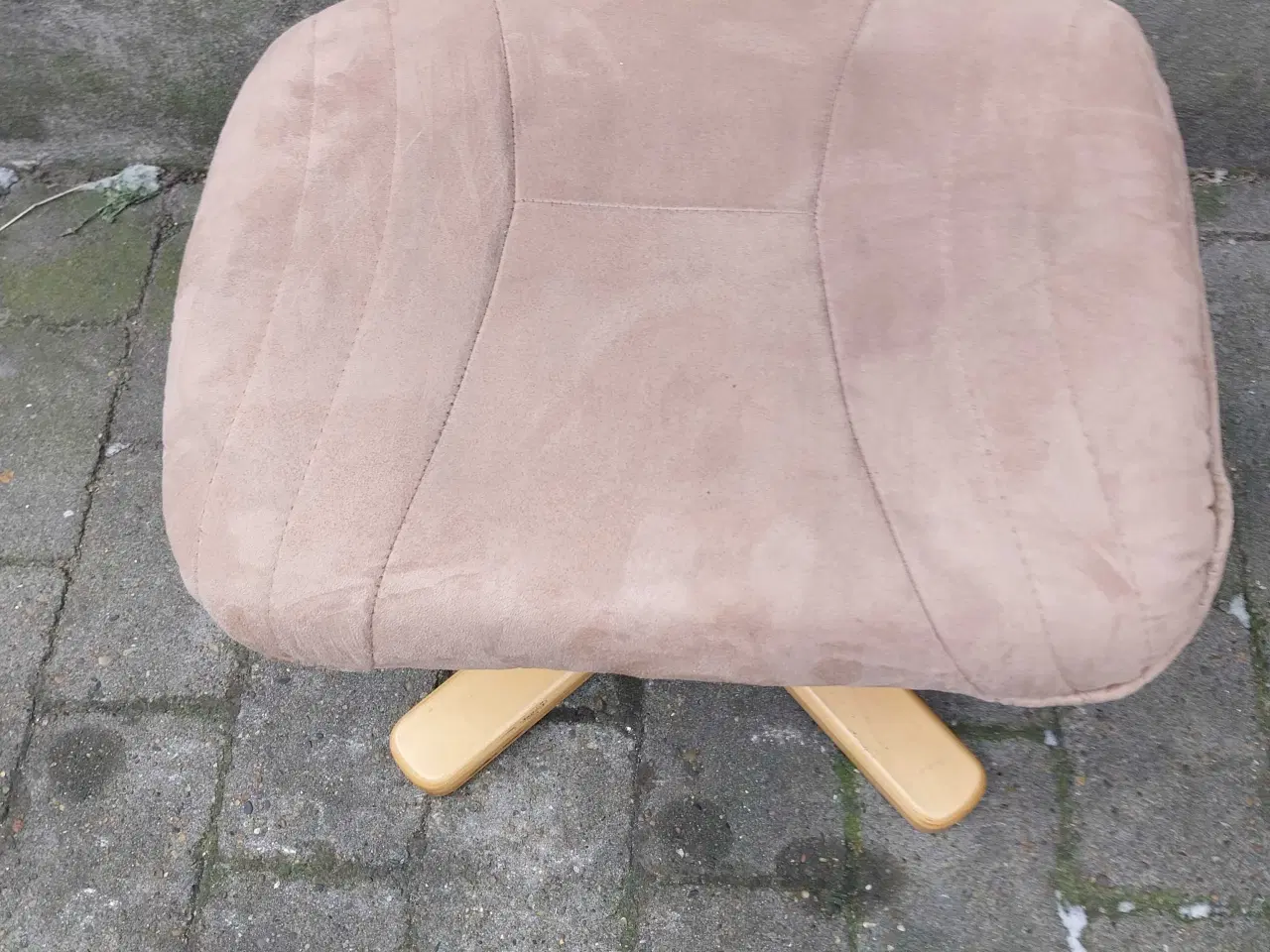 Billede 4 - Fodskammel.  Skammel. Puf. 