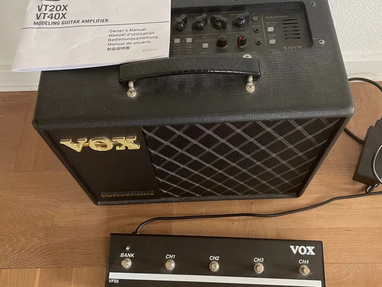Billede 4 - Vox VT20X forstærker med pedal