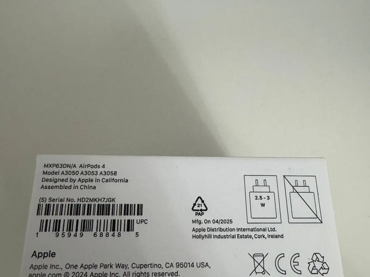 Billede 3 - Apple AirPods 4 (Helt ny og uåbnet)