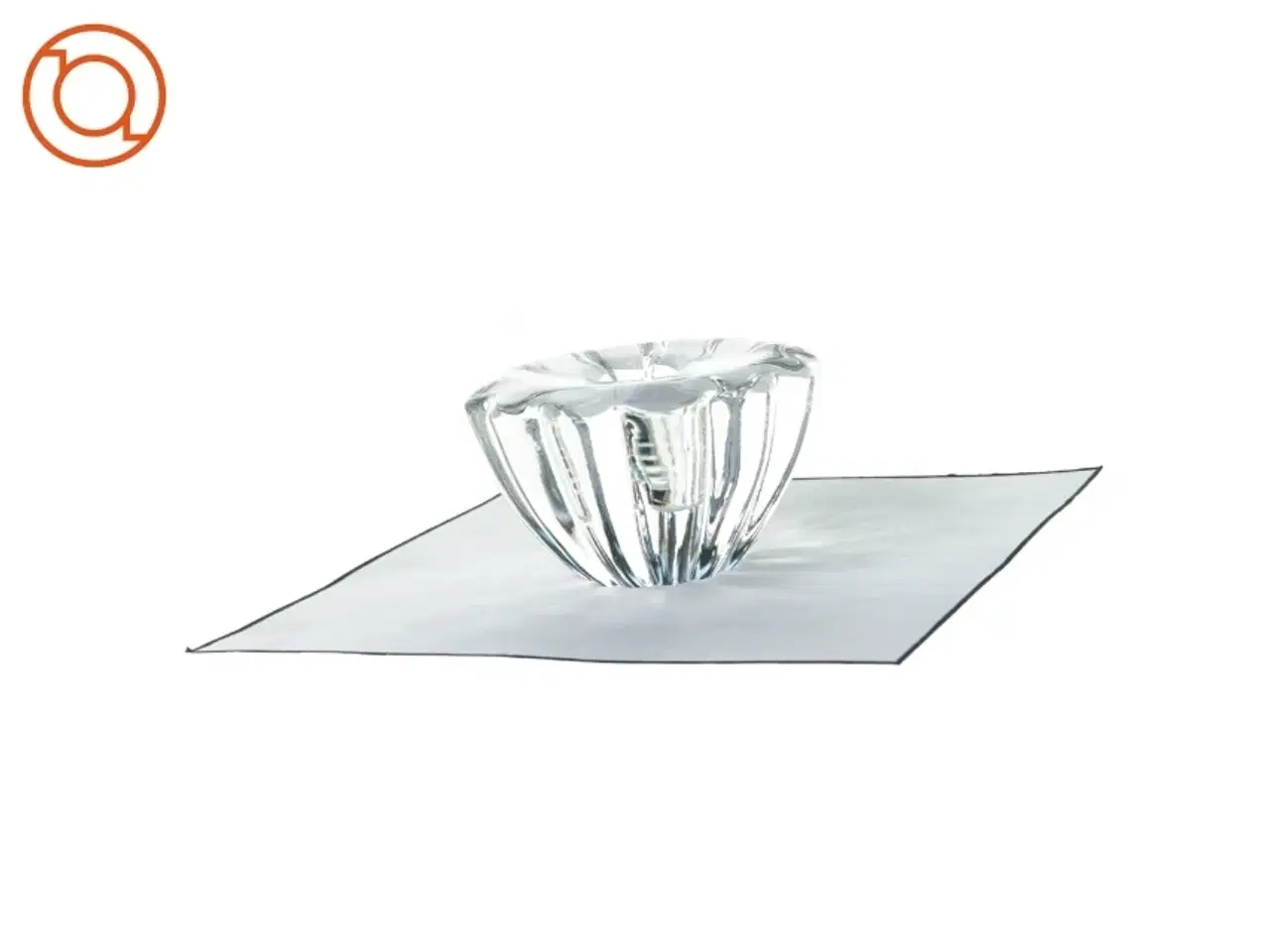 Billede 1 - Lysestage i glas (str. 7 cm)