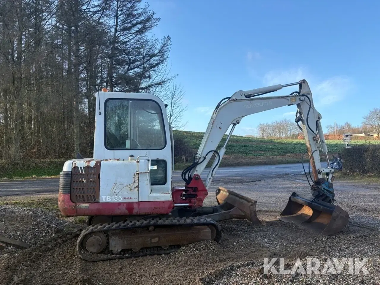 Billede 4 - Gravemaskine Takeuchi TB135 3,5 tons