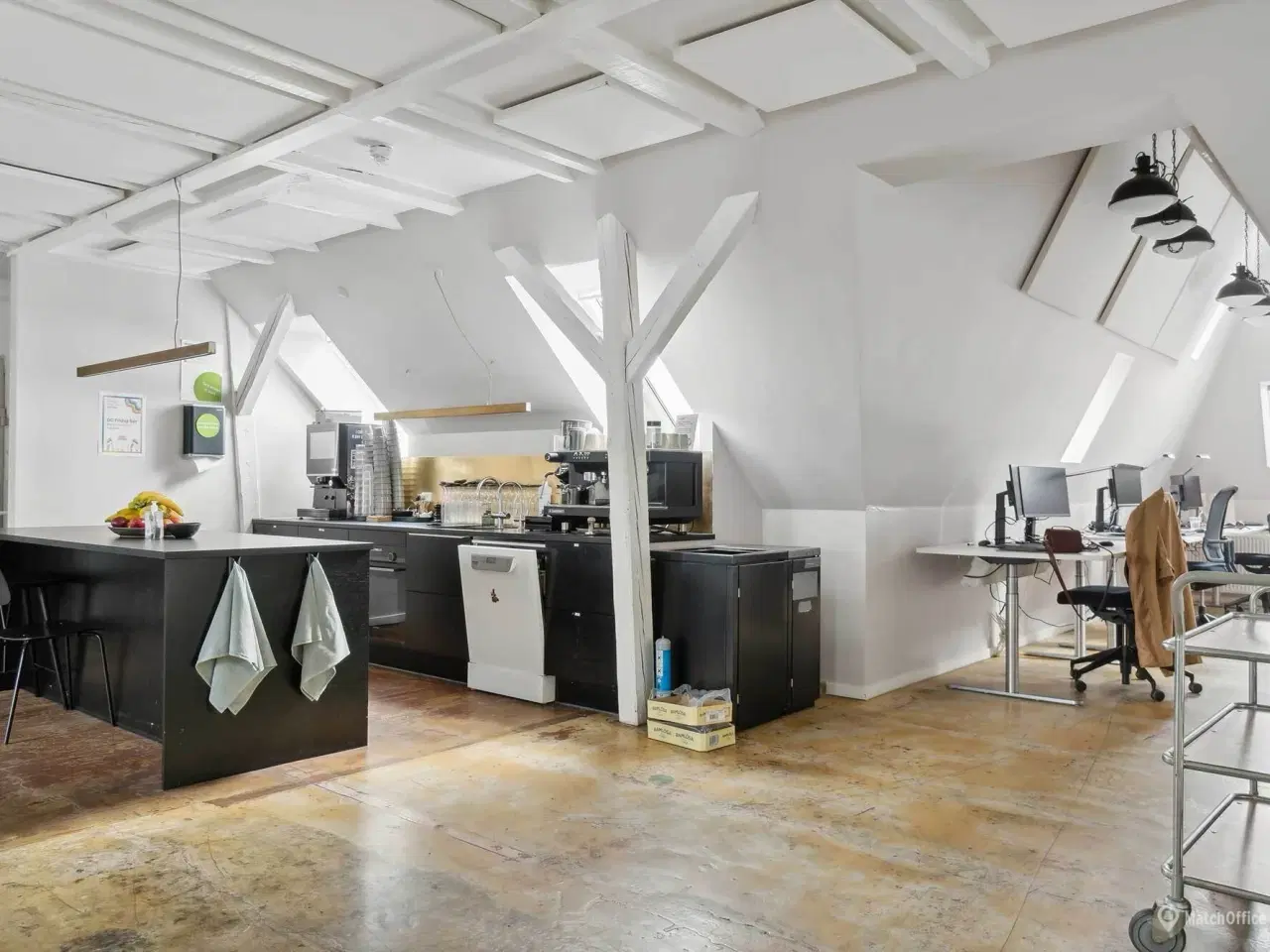 Billede 7 - Kontorlejemål med rå detaljer og moderne faciliteter - tæt på Islands Brygge metrostation.