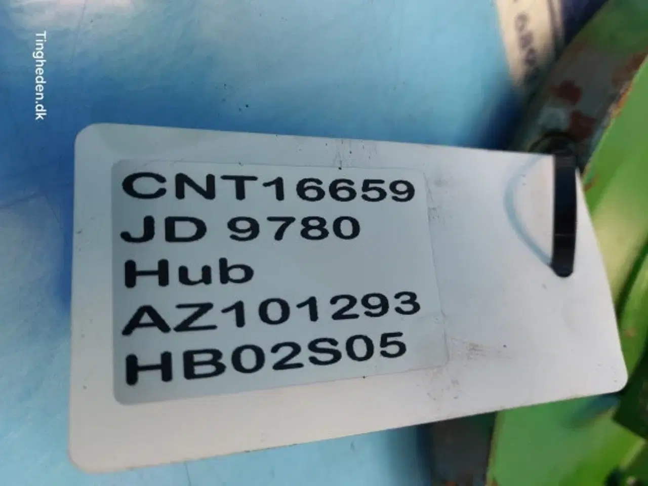 Billede 10 - John Deere 9780 Navplade AZ101293