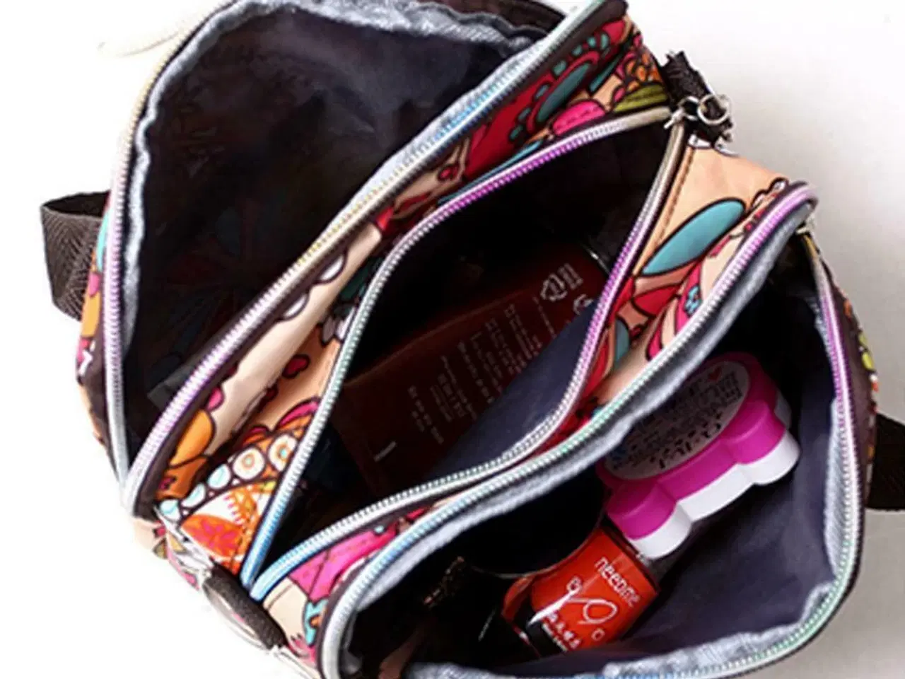 Billede 4 - Smarte BOHO- skulder tasker.3 flotte prints.