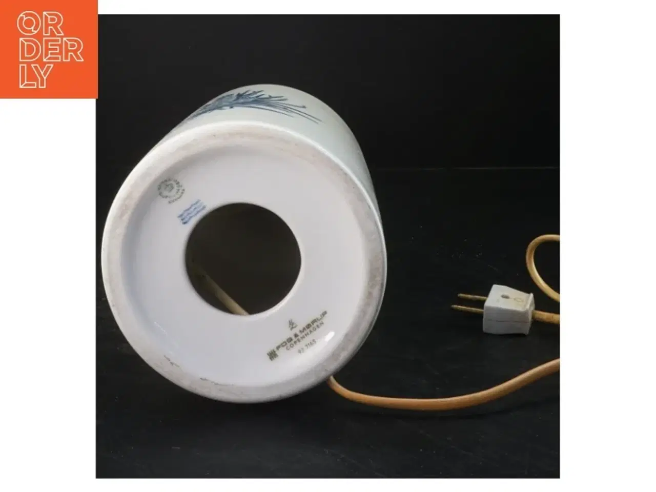 Billede 2 - Royal Copenhagen kogle STOR bordlampe (str. 52x13 cm) fra Royal Copenhagen