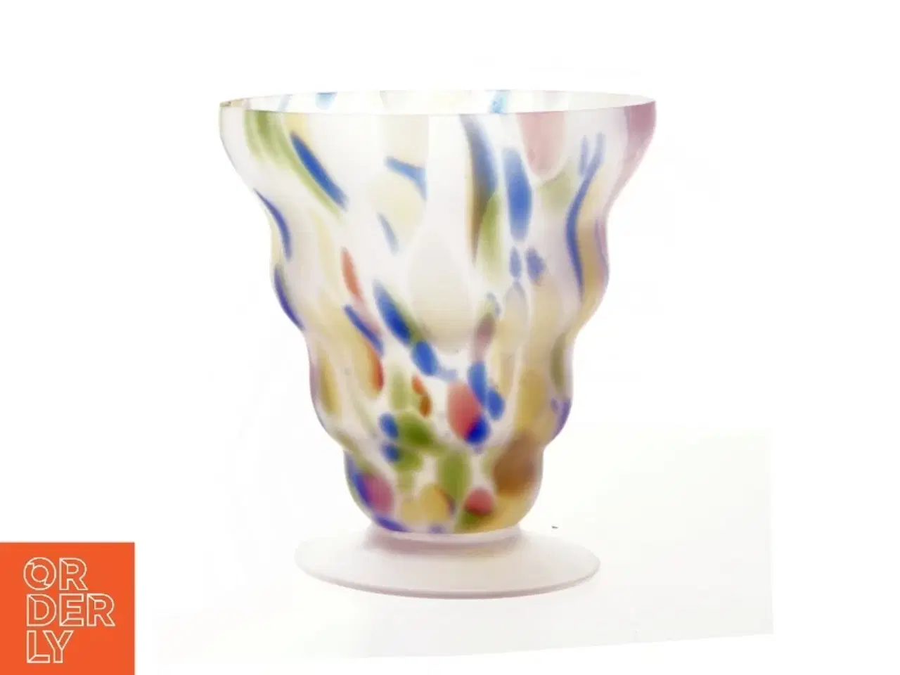 Billede 1 - Vase i glas fra Ukendt (str. 14 gang i 13 cm)
