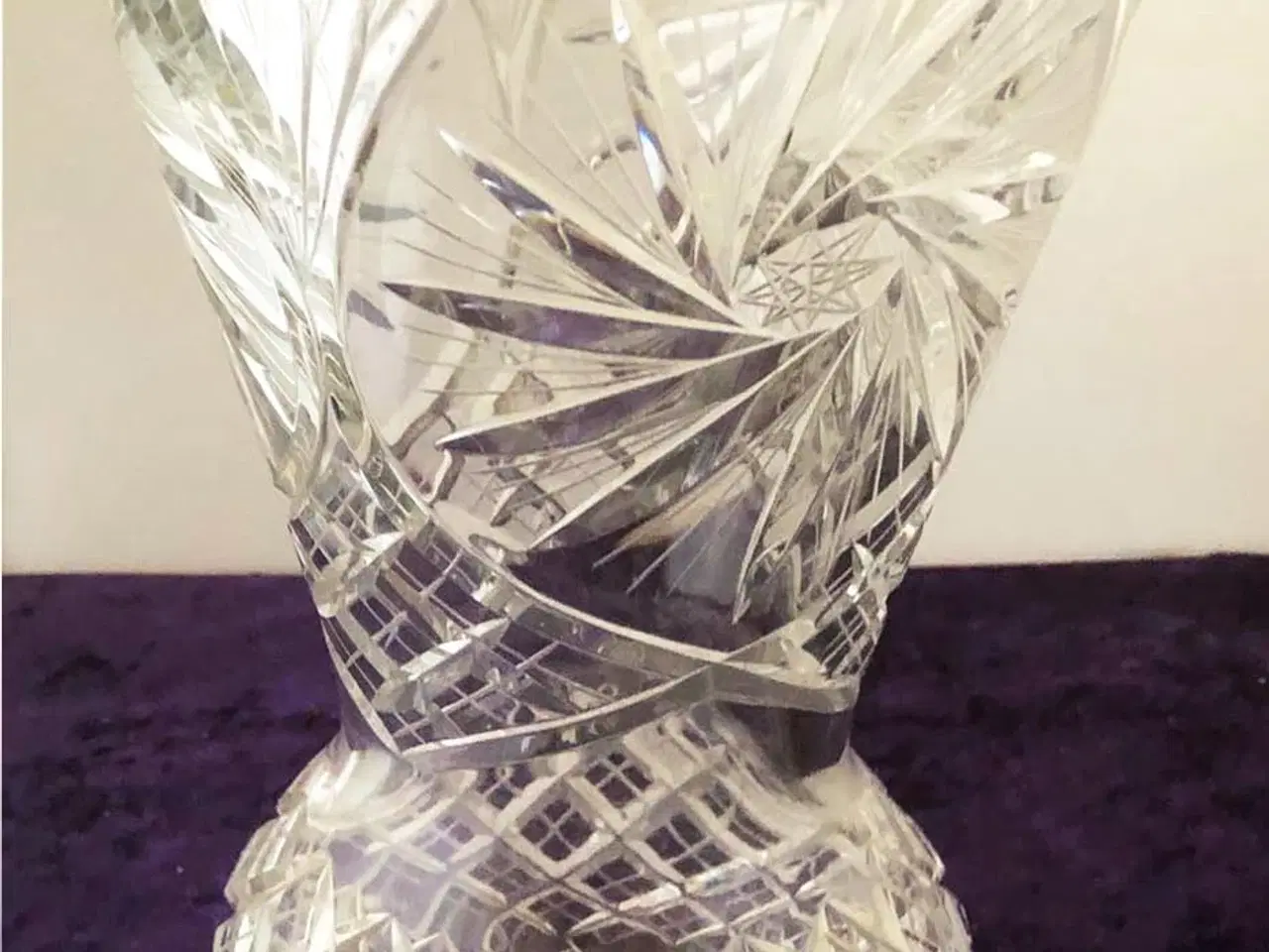 Billede 1 - Flot Krystal vase