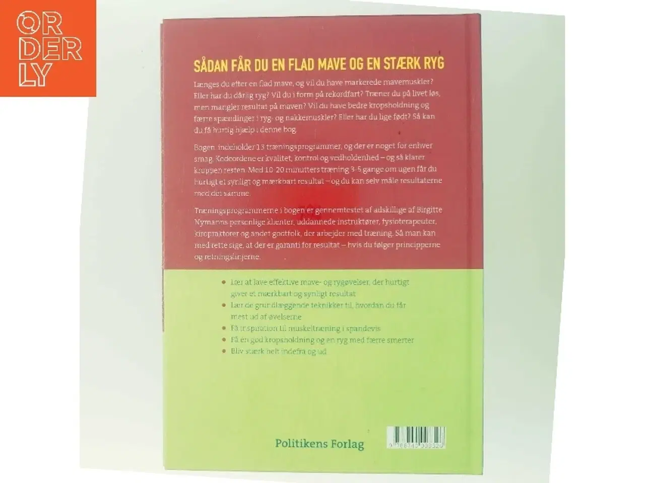 Billede 3 - Træn dig til flad mave & stærk ryg af Birgitte Nymann (Bog)