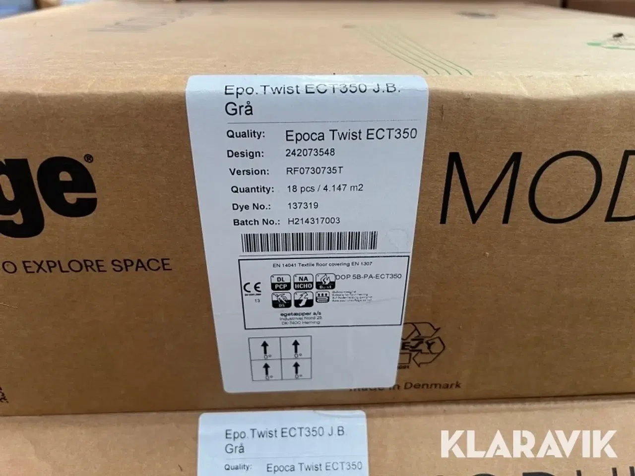 Billede 12 - Tæppefliser Ege 53,9 m2