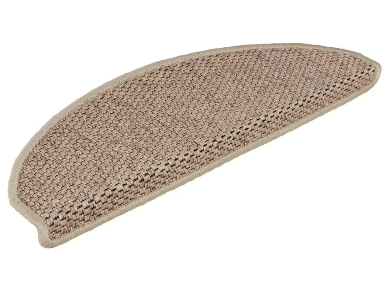 Billede 3 - Selvklæbende trappemåtter 15stk. 65x21x4cm sisal-look sandfarve