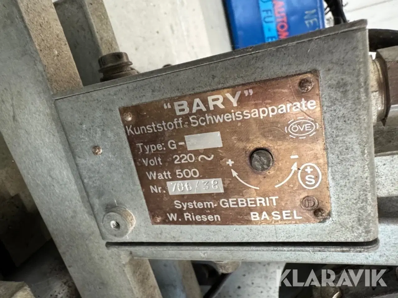Billede 4 - Plastrørssvejser Bary