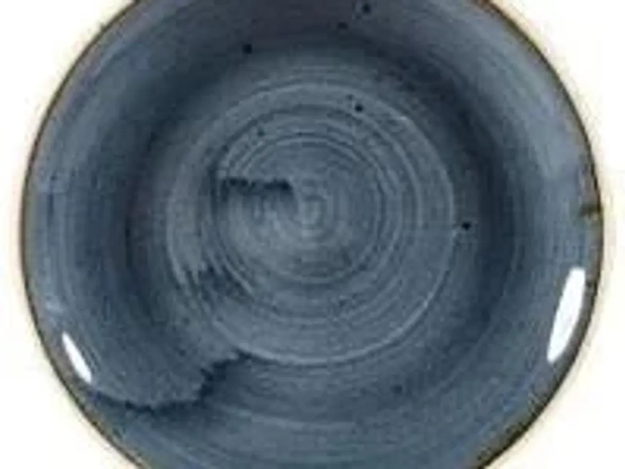 Billede 1 - 5 stk. Tallerken coupe blåbær 165 mm Stonecast Churchill