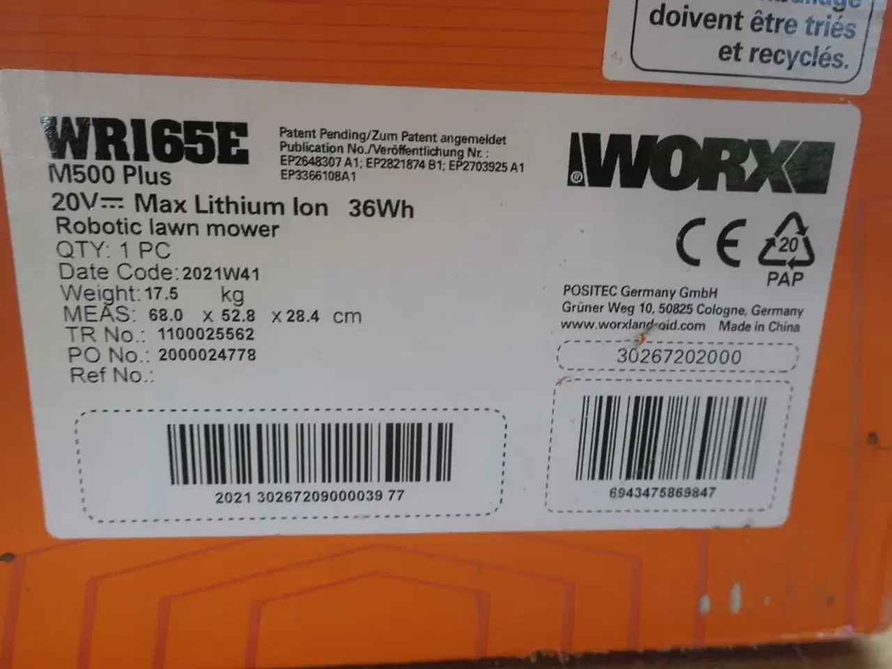 Billede 4 - Robotplæneklipper WORX M 500