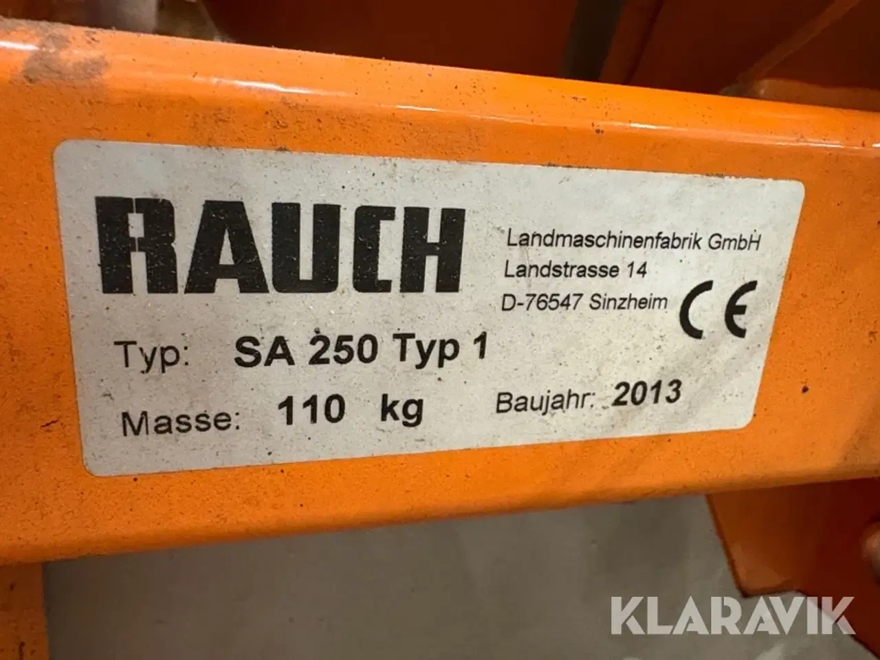 Billede 5 - Saltspreder Rauch SA 250 typ 1