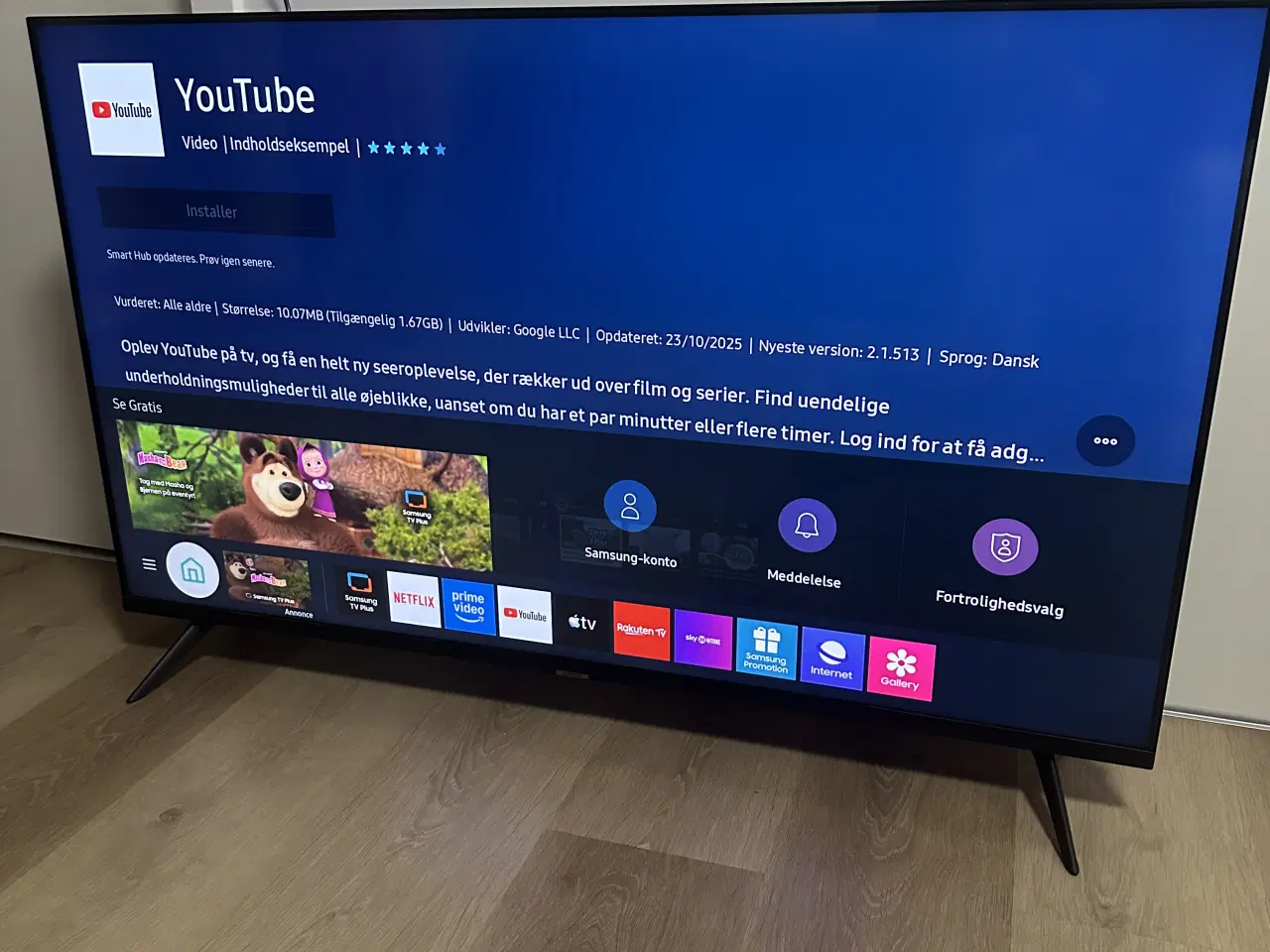 Billede 1 - SAMSUNG 55" UHD 4K CRYSTAL SMAR TV