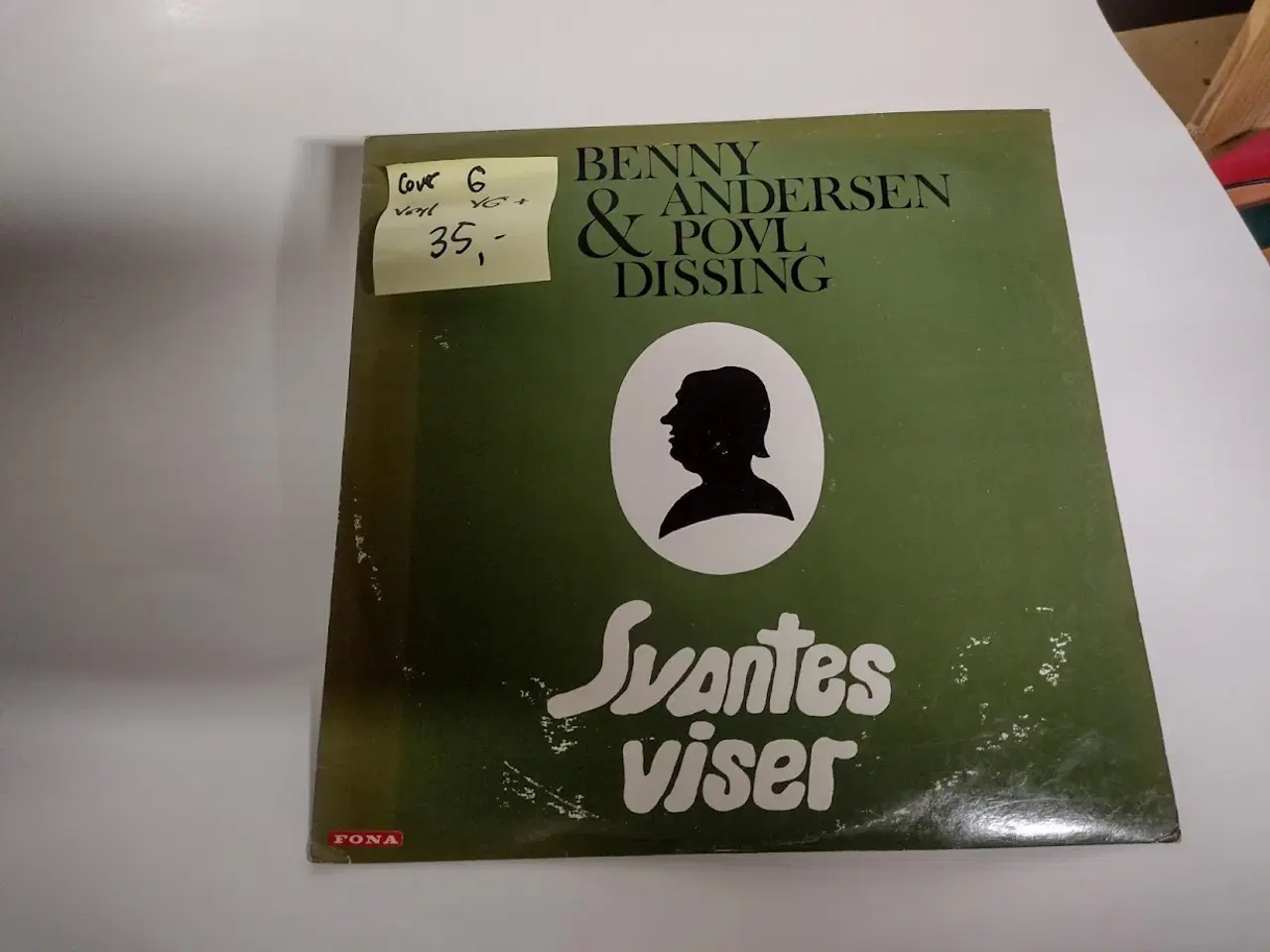 Billede 1 - Svantes Viser -Poul Dissing & Benny Andersen LP