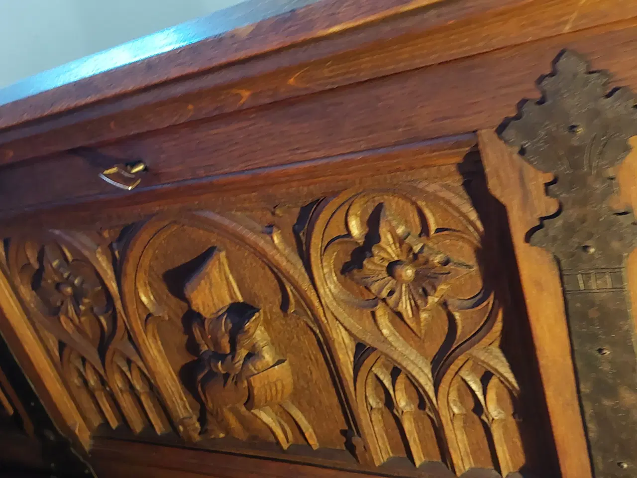 Billede 10 - antikke møbel skrin i barokstil