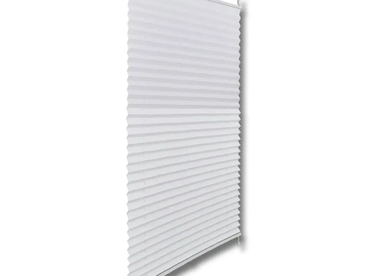 Billede 3 - Plisségardiner 90 x 100 cm hvid