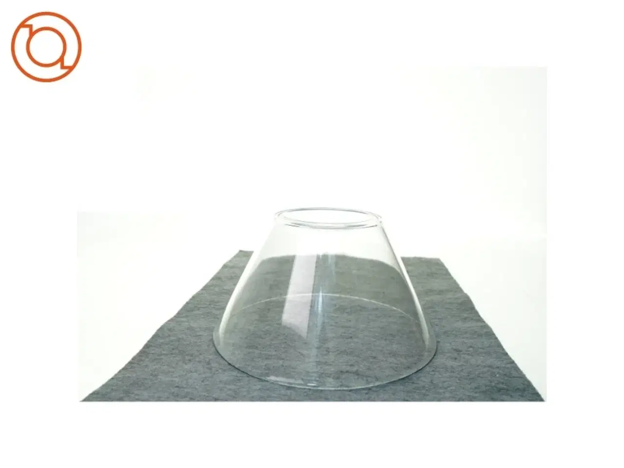 Billede 2 - Glas skål fra K Hagberg (str. 28 x 17 cm)