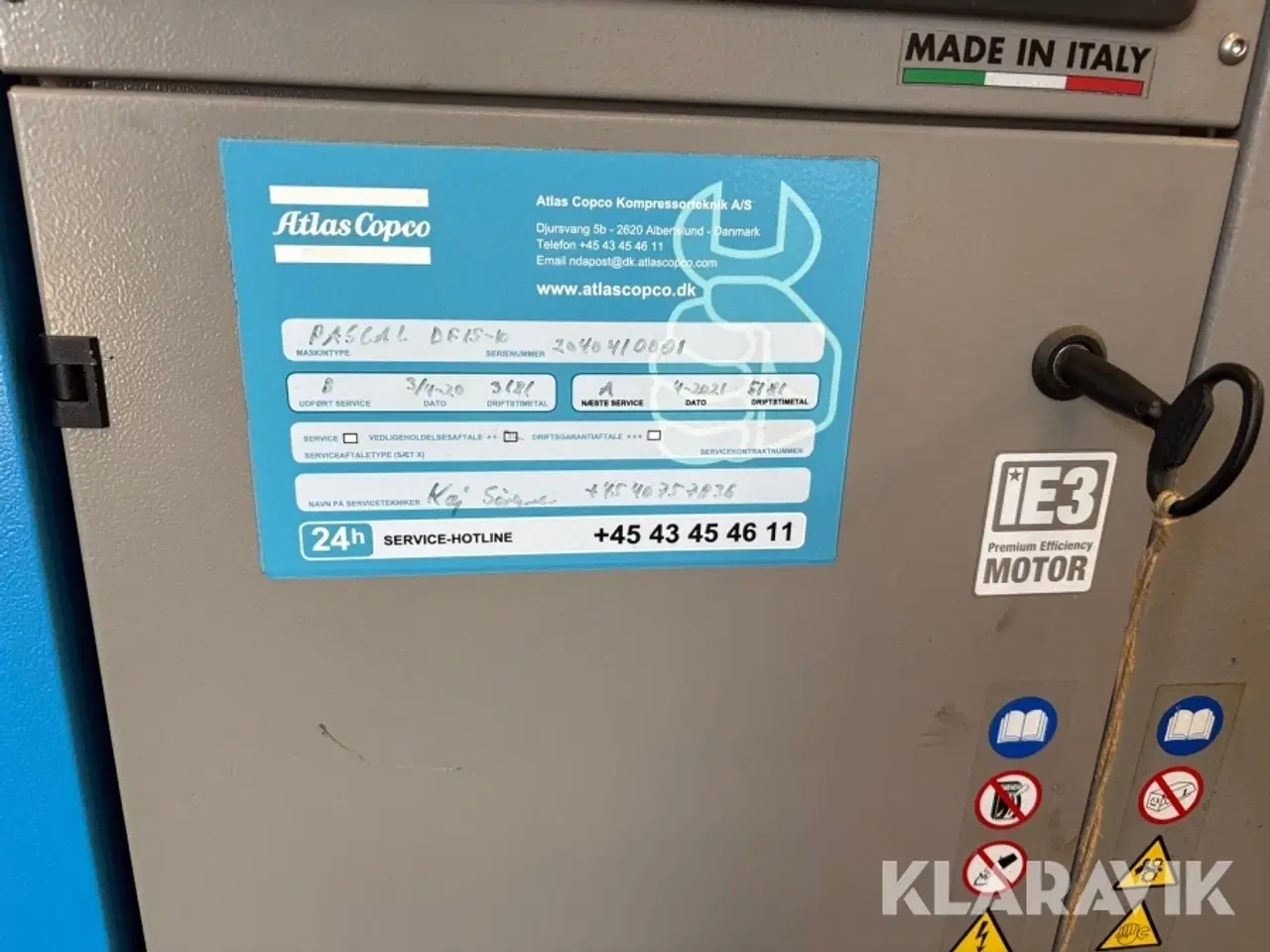 Billede 9 - Skruekompressor Power System Pascal 15-10-270 DF