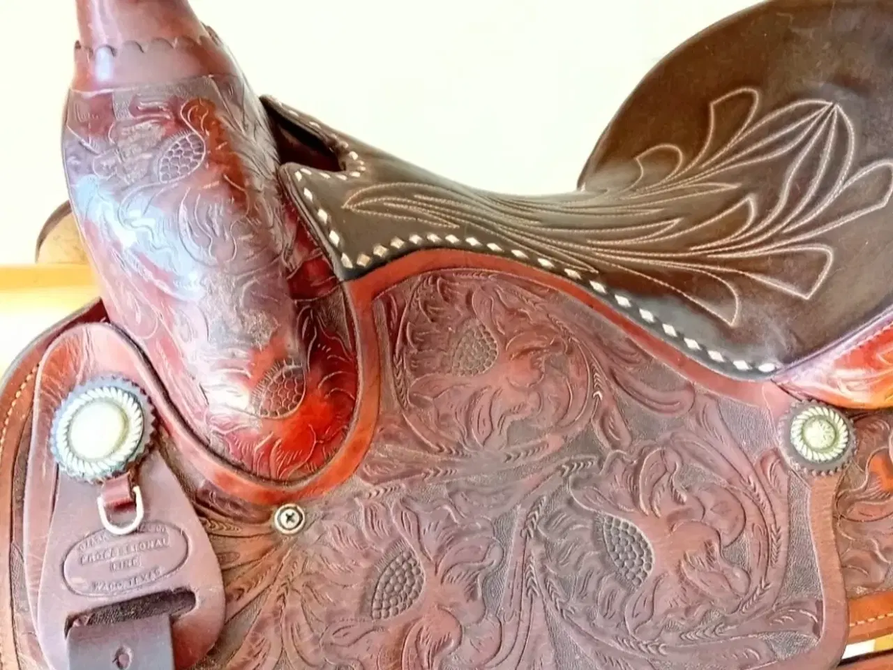 Billede 3 - Smuk western sadel. 