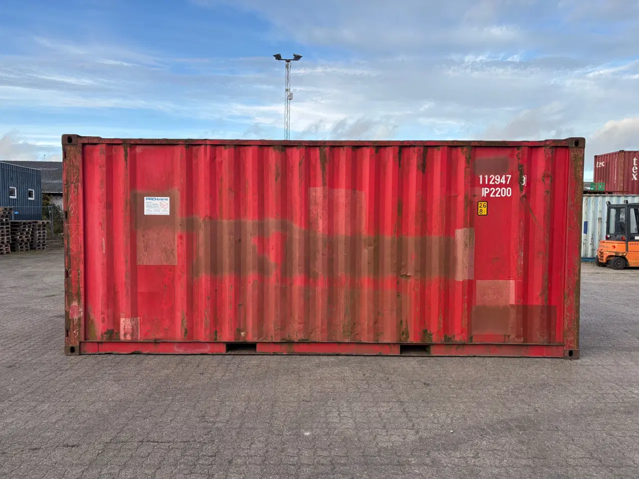 Billede 3 - 20 fods Container- ID: Rød - 112947-3