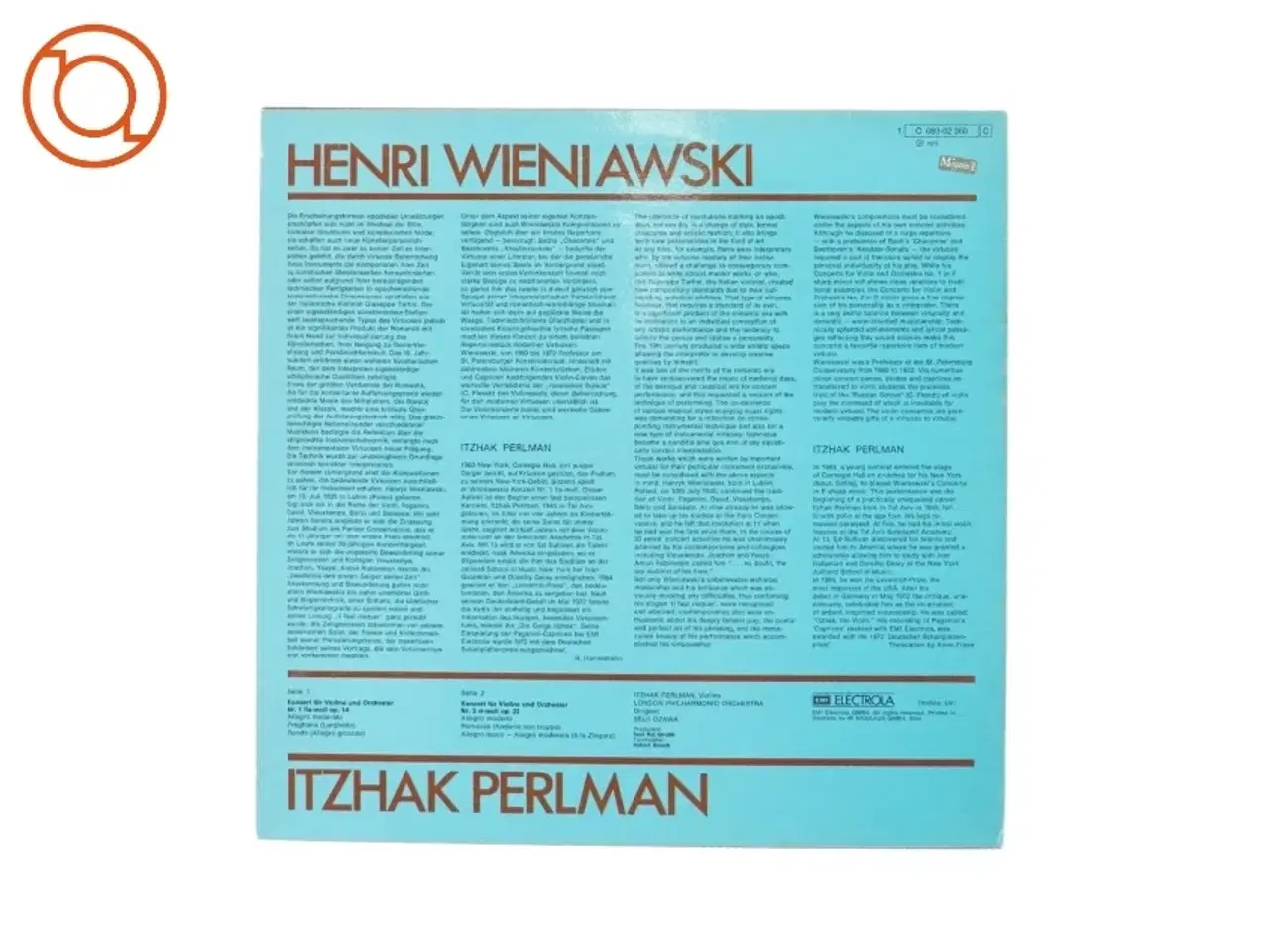 Billede 4 - Henri Wieniawski fra Emi (str. 30 cm)